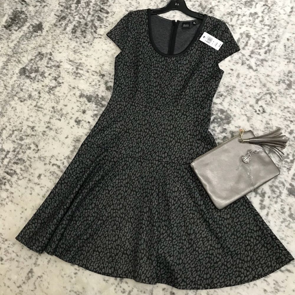 Animal print LBD NWT SFA Black M